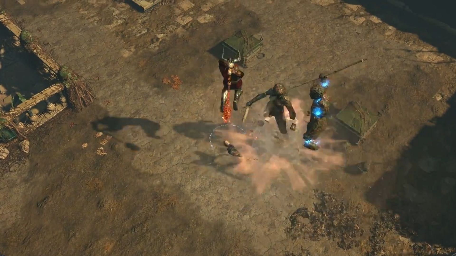 Berserker performing leap slam (Image via Grinding Gear Games)